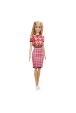 BARBIE MTL FBR37/GRB59 BARBIE FASHIONISTA HOUNSTOOTH TOP SKIRT