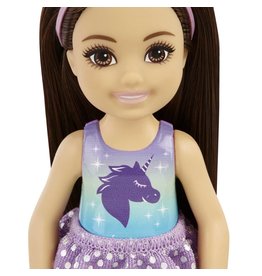 BARBIE MTL DWJ33/GXT39 BARBIE CHELSEA DOLL W/ UNICORN FIT