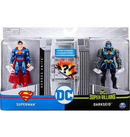 DC COMICS SPNM6055634/20122147 4" ACTION FIGURE 2PACK: SUPERMAN VS DARKSEID