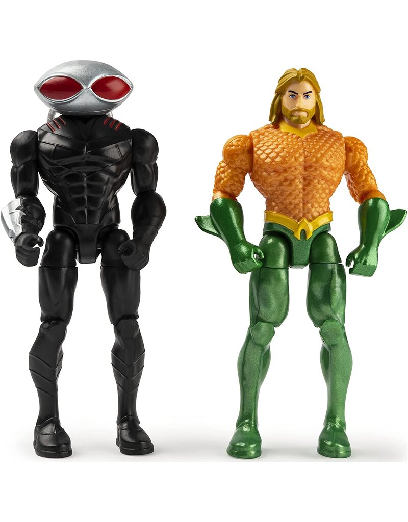 DC COMICS SPNM6055634/20125508 4" ACTION FIGURE 2PACK: AQUAMAN VS BLACK MANTA