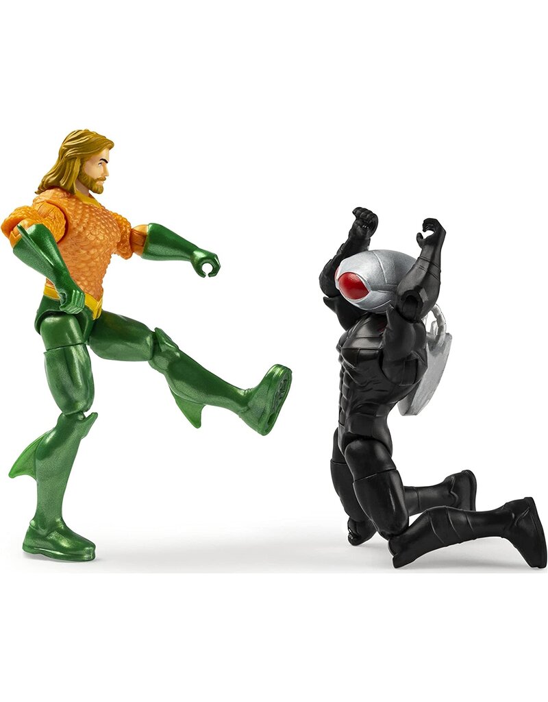 DC COMICS SPNM6055634/20125508 4" ACTION FIGURE 2PACK: AQUAMAN VS BLACK MANTA