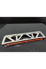 STUPID RC STP1212 LOSI 5T REAR BUMPER W/ LED SILVER