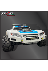 STUPID RC STP1214W FRONT AND REAR BUMPER FOR 5T W/LED WHITE