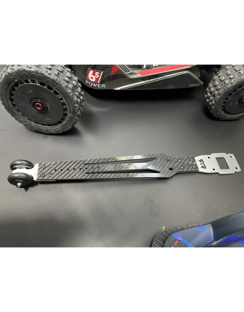 STUPID RC STP1109CF ARRMA TYPHON CARBON FIBER WHEELIE BAR