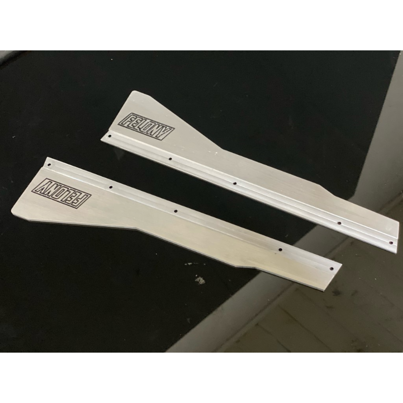 STP1148 FELONY SIDE SKIRTS ALUMINUM SILVER