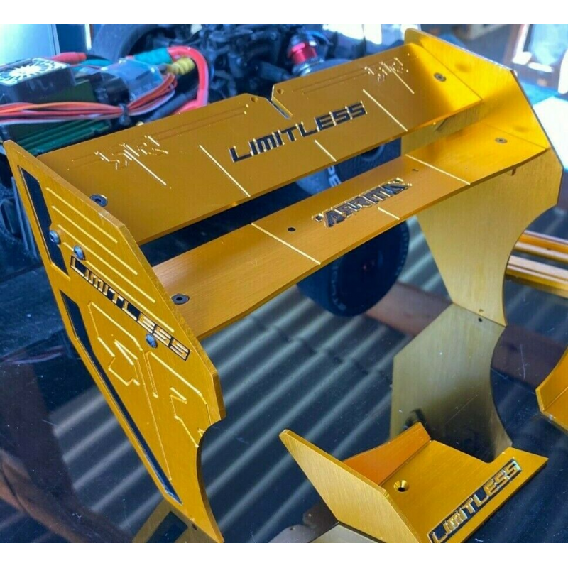 STP1113GD LIMITLESS ADJUSTABLE REAR WING GOLD