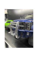 STUPID RC STP1902 CEN F-450 FRONT BUMPER WINCH MOUNT SILVER