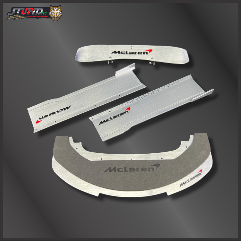 STP1140 BODY KIT FOR MCLAREN 1/7 ALUMINUM SILVER