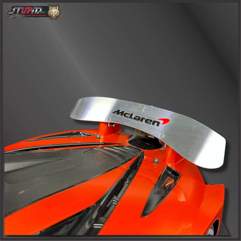 STP1142 ACTIVE REAR WING FOR MCLAREN BODY 1/7 SILVER