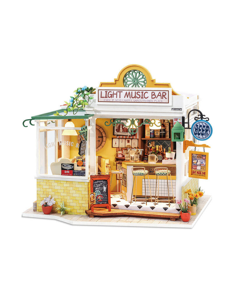 ROBOTIME ROEDG147 DIY HOUSE; LIGHT MUSIC BAR