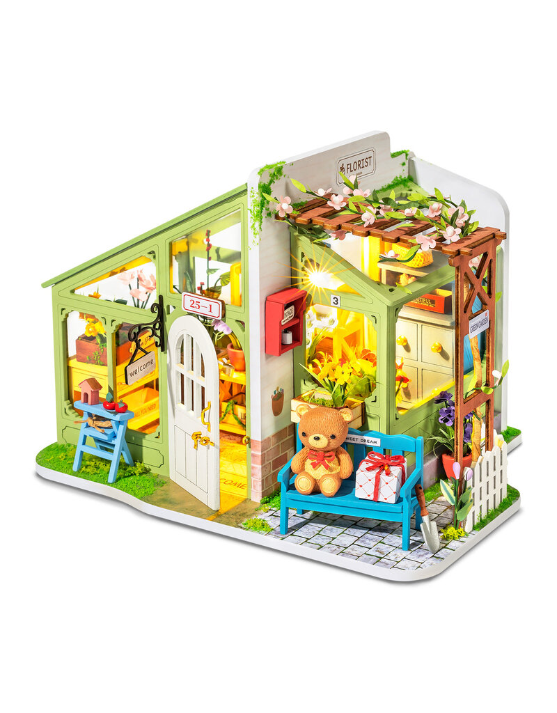 ROBOTIME ROEDG154 DIY HOUSE; SPRING ENCOUNTER FLOWERS