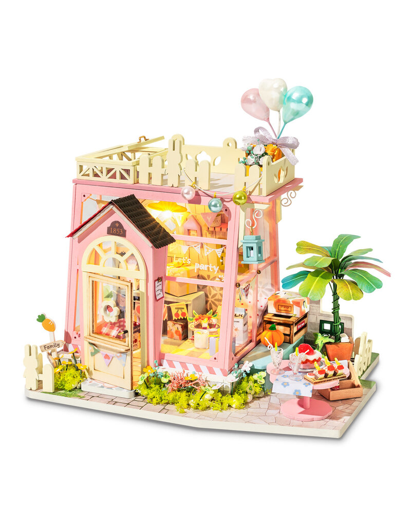 ROBOTIME ROEDG153 DIY MINIATURE HOUSE: HOLIDAY PARTY TIME