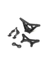LOSI LOS214012 FR/RR SHOCK TOWER, WING STAY: MINI-B