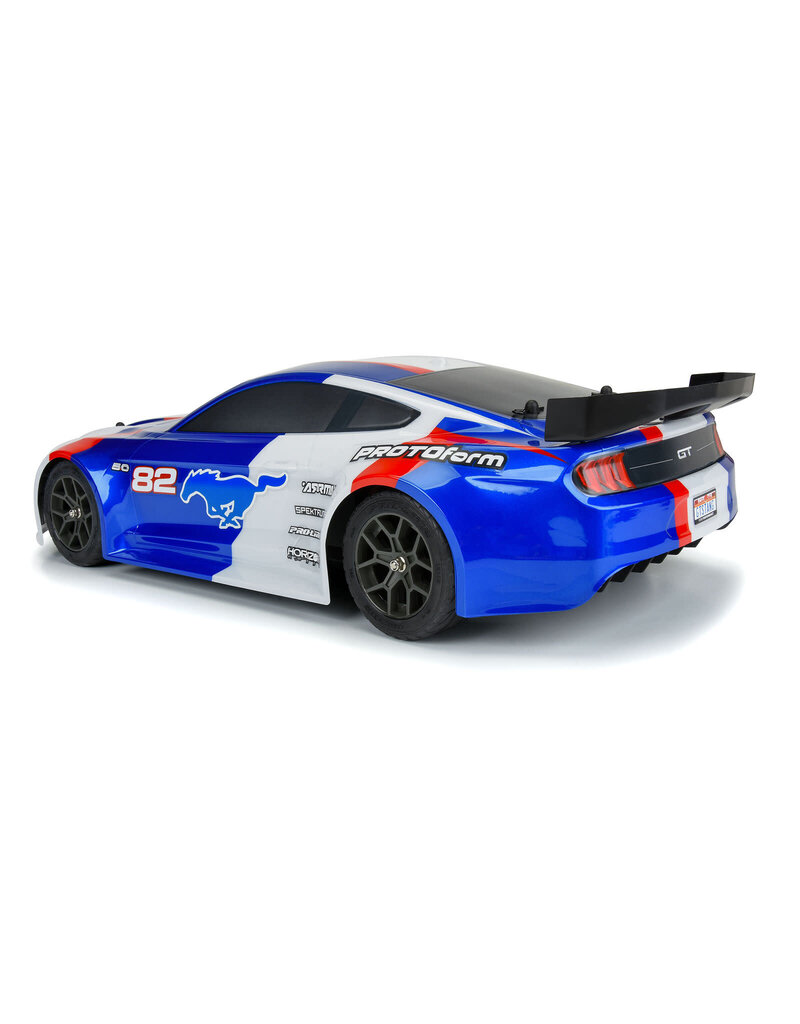 PROTOFORM PRM158213 1/8 FORD MUSTANG PAINTED BODY (BLUE): VENDETTA