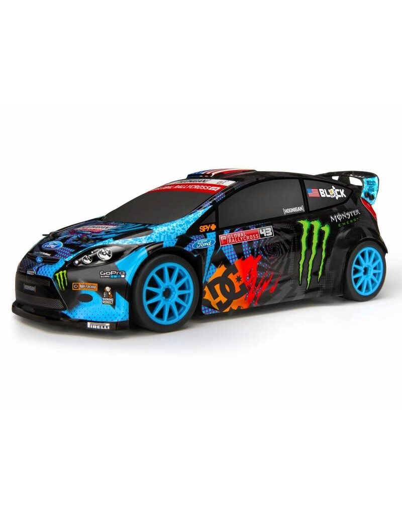 HPI RACING HPI113080 1/18 SCALE FORD FIESTA KEN BLOCK BODY 140MM: PAINTED