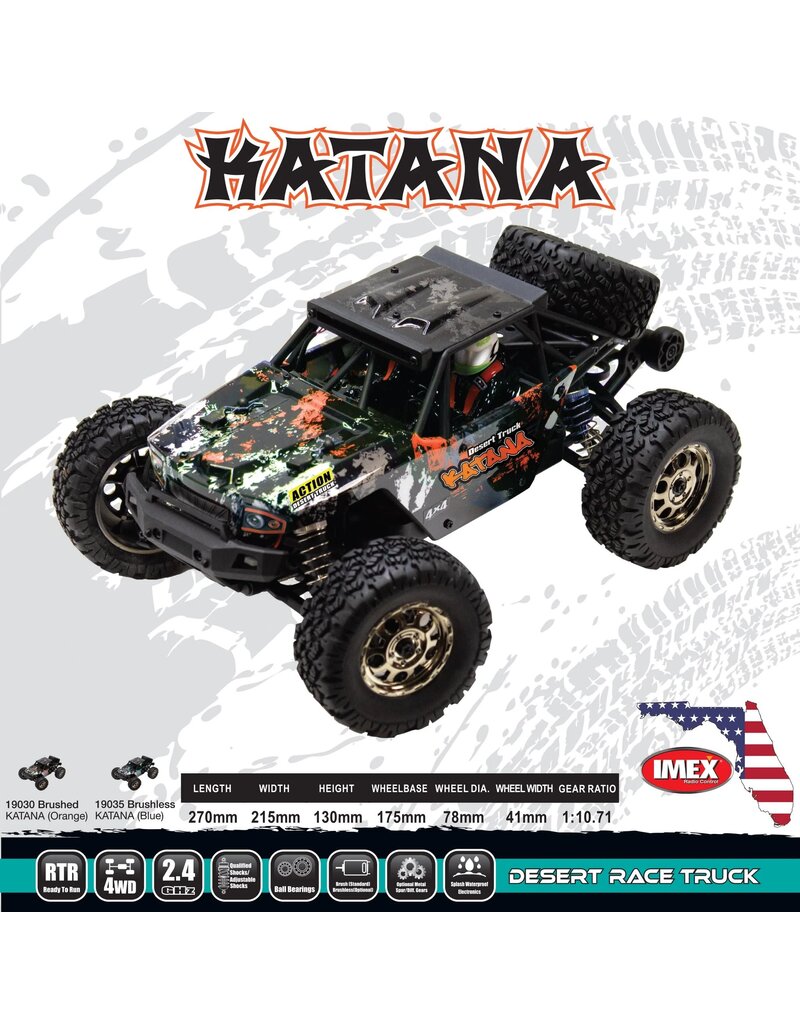 IMEX IMX19035 1:16 DESERT RACER KATANA BRUSHLESS: ORANGE