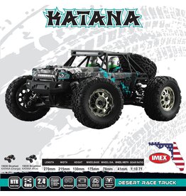 IMEX IMX19030 1:16 DESERT RACER KATANA TRUCK BRUSHED: BLUE