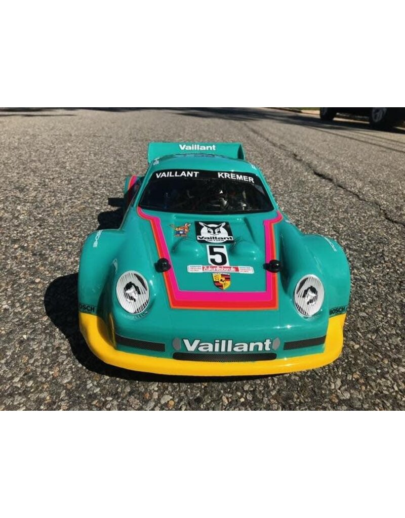DELTA PLASTIK USA DP0111/2 PORSCHE 911 1/8 SCALE GT BODY: CLEAR