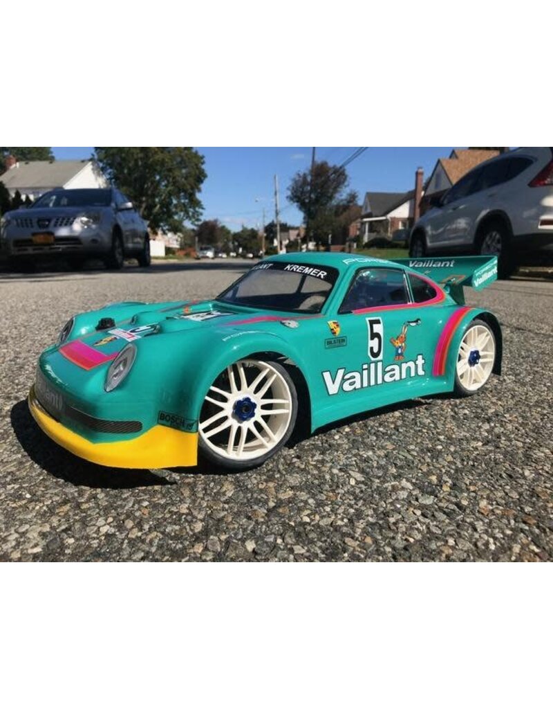 DELTA PLASTIK USA DP0111/2 PORSCHE 911 1/8 SCALE GT BODY: CLEAR