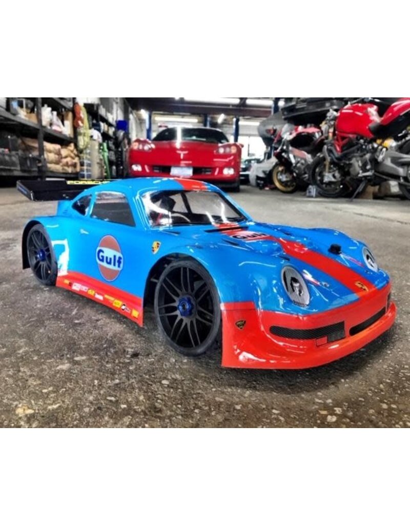 DELTA PLASTIK USA DP0111/2 PORSCHE 911 1/8 SCALE GT BODY: CLEAR