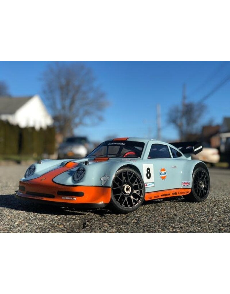 DELTA PLASTIK USA DP0111/2 PORSCHE 911 1/8 SCALE GT BODY: CLEAR