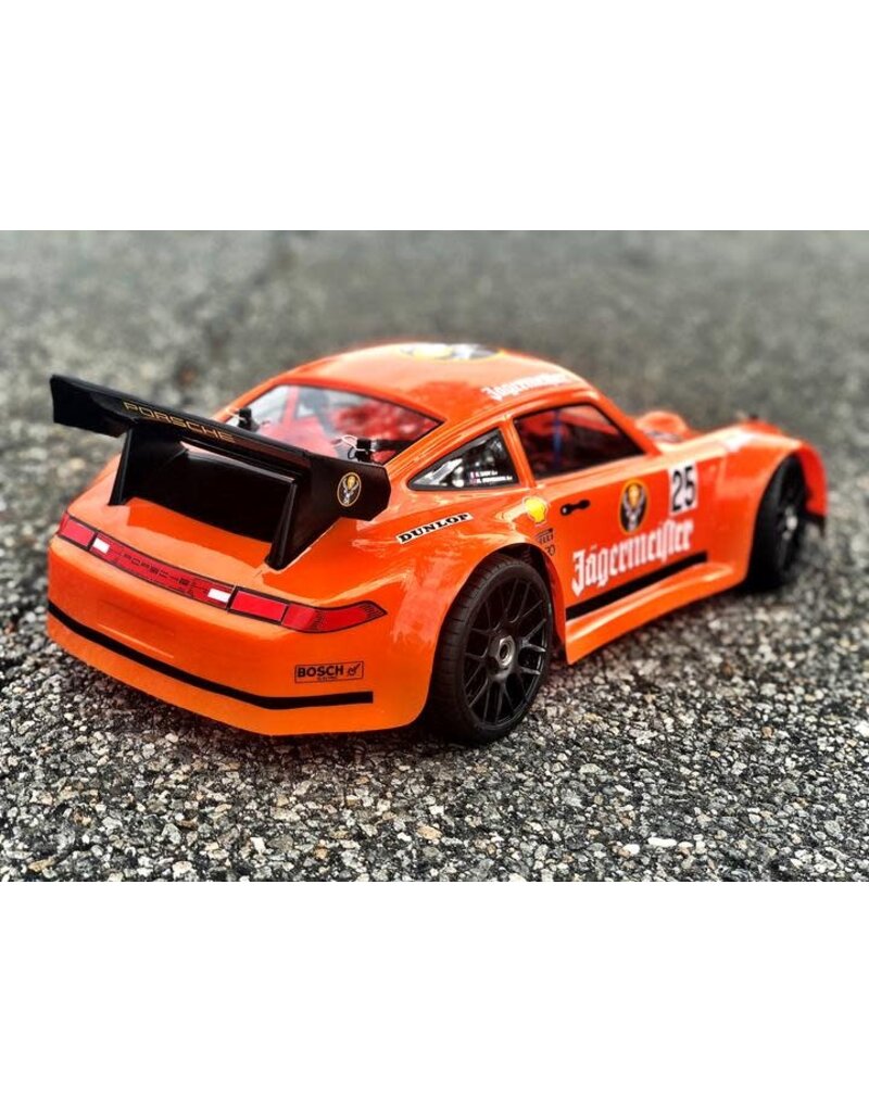 DELTA PLASTIK USA DP0111/2 PORSCHE 911 1/8 SCALE GT BODY: CLEAR