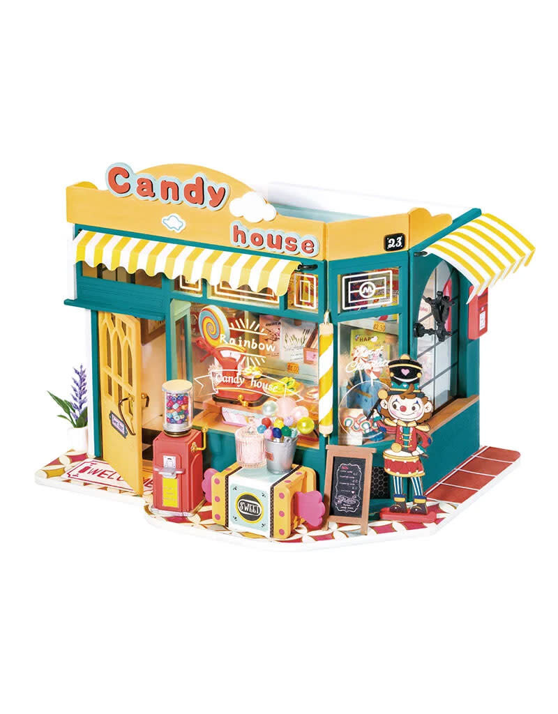 ROBOTIME ROEDG158 DIY HOUSE, RAINBOW CANDY HOUSE