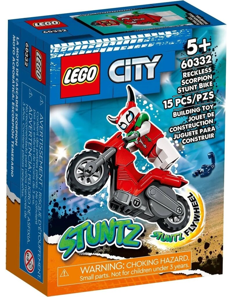 LEGO LEGO 60332 CITY RECKLESS SCORPION STUNT BIKE