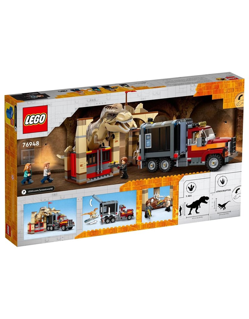 LEGO LEGO 76948 JURASSIC WORLD T. REX & ATROCIRAPTOR DINOSAUR BREAKOUT