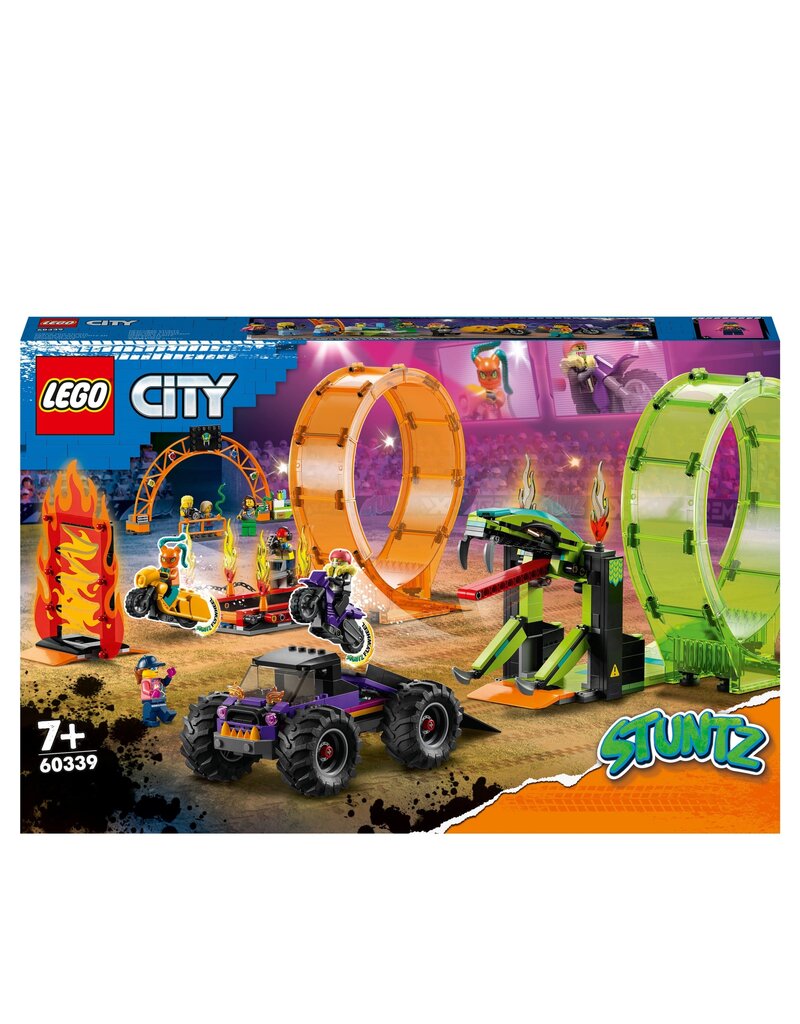 LEGO LEGO 60339 CITY DOUBLE LOOP STUNT ARENA