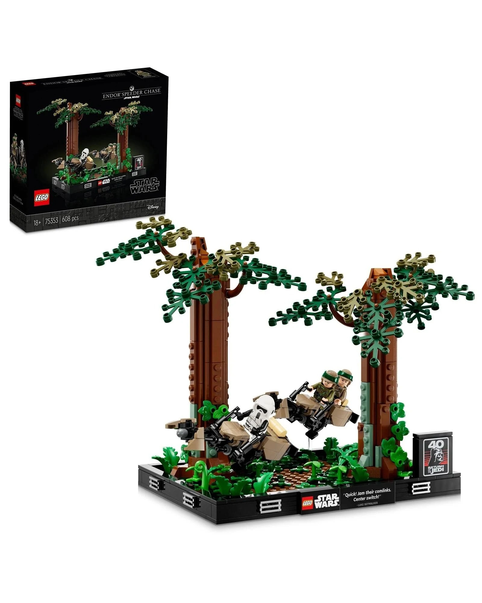LEGO 75353 STAR WARS ENDOR SPEEDER CHASE 608PCS - My Tobbies