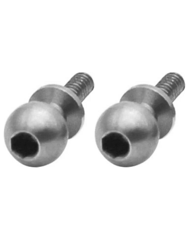 HOT RACING HRASXTF21BN STAINLESS STEEL BALL STUD FOR AXIAL SCX24 (2)