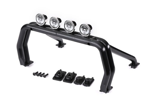 9262R - Roll Bar, Assembled w/ Mounts - Black