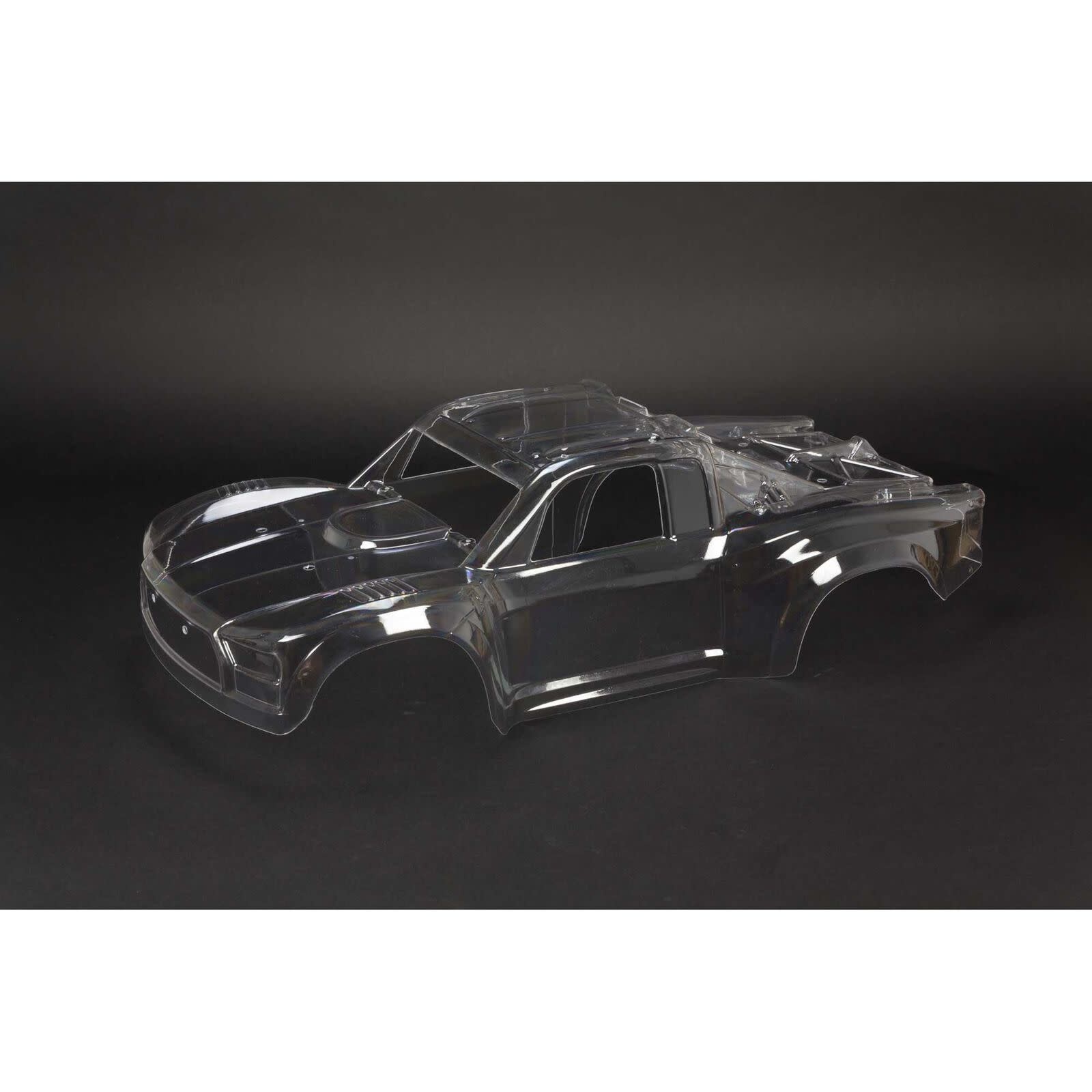 ARA411001 MOJAVE 6S BLX BODYSHELL (INC. DECALS): CLEAR