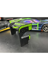 STUPID RC STP1181BK VENDETTA ADJUSTABLE REAR WING KIT BLACK