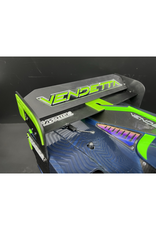 STUPID RC STP1181BK VENDETTA ADJUSTABLE REAR WING KIT BLACK