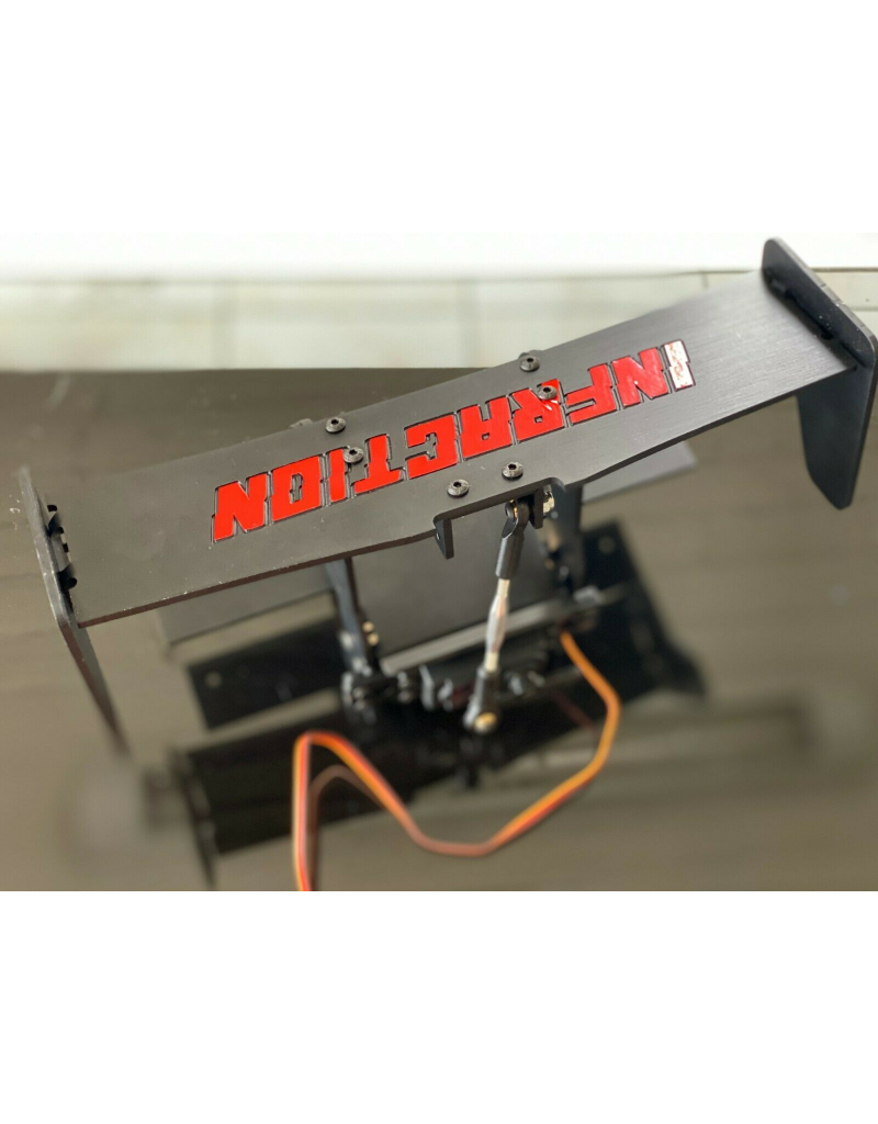 STUPID RC STP1138BK INFRACTION ACTIVE REAR WING BLACK