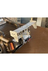 STUPID RC STP1138 ACTIVE REAR WING SPOILER FOR INBFRACTION SILVER