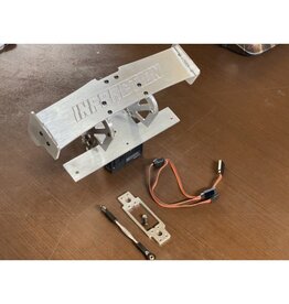 STUPID RC STP1138 ACTIVE REAR WING SPOILER FOR INBFRACTION SILVER