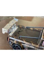 STUPID RC STP1138 ACTIVE REAR WING SPOILER FOR INBFRACTION SILVER