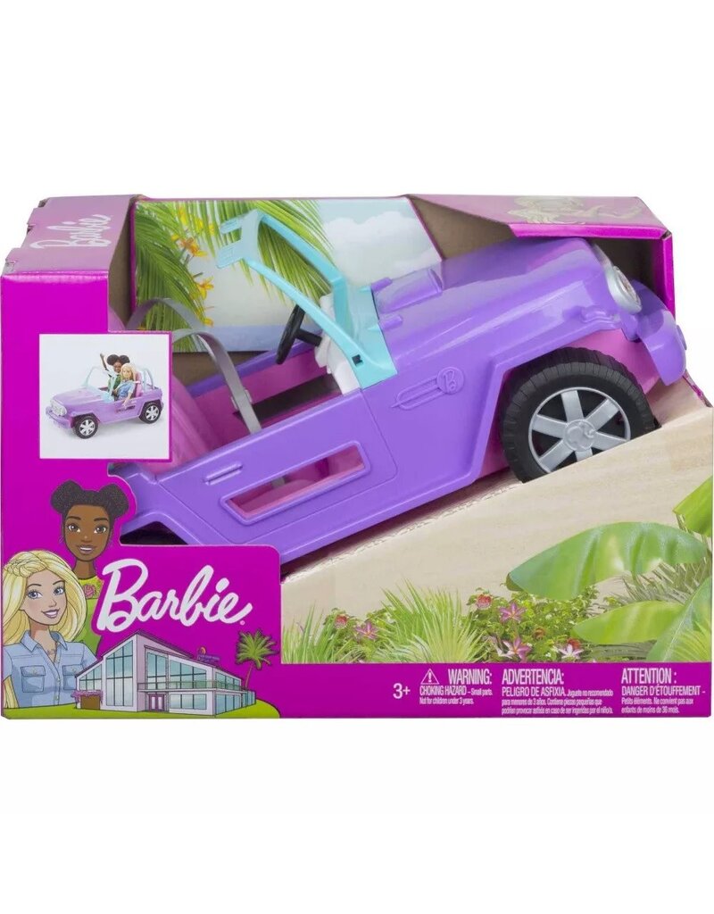 BARBIE MTL GMT46 BARBIE PURPLE JEEP VEHICLE