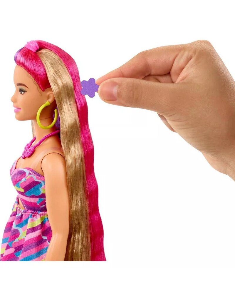 BARBIE MTL HCM87/HCM89 BARBIE TOTALLY HAIR DOLL - FLOWER THEMED DOLL