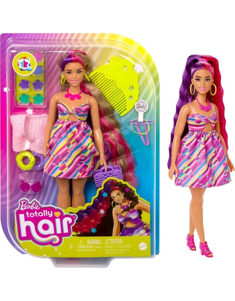 BARBIE MTL HCM87/HCM89 BARBIE TOTALLY HAIR DOLL - FLOWER THEMED DOLL