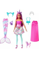 BARBIE MTL HLC28 BARBIE DOLL AND FANTASY PETS DRESS-UP DOLL MERMAID TAIL AND SKIRT