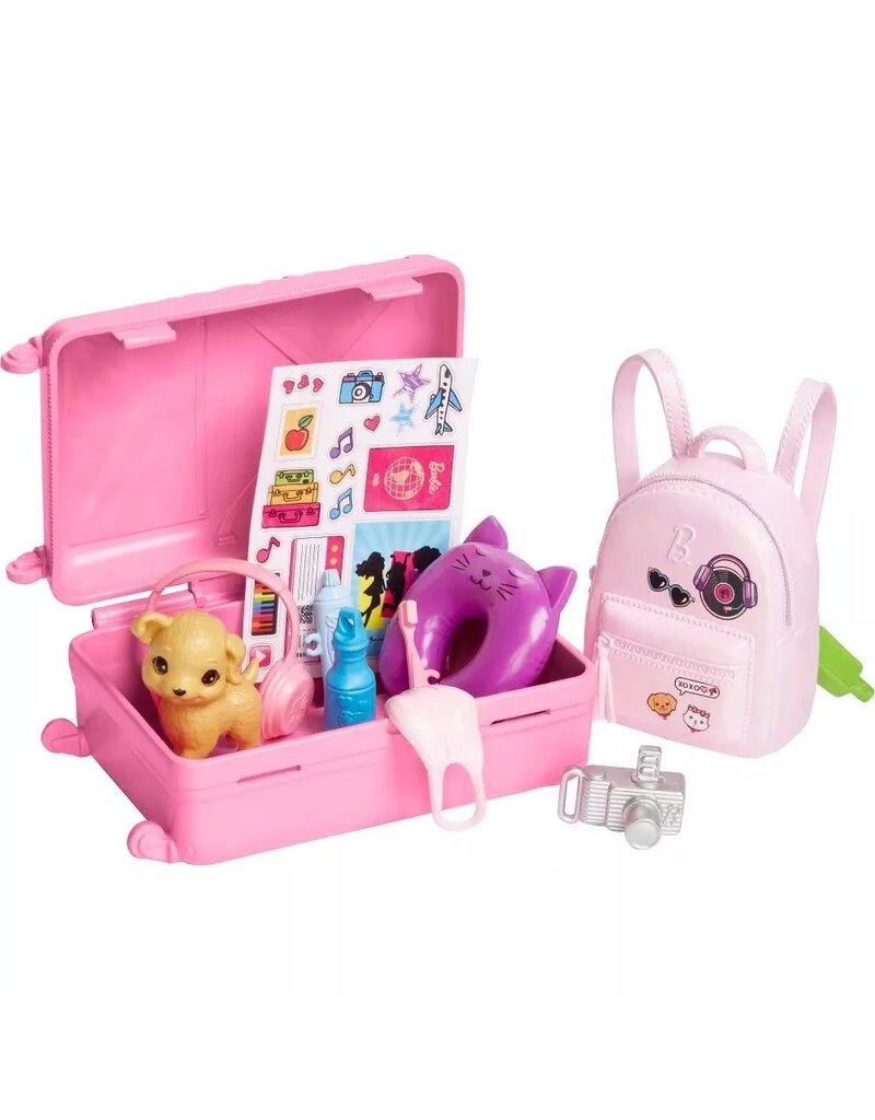 BARBIE MTL HJY18 BARBIE DOLL AND ACCESSORIES TRAVEL SET WITH PUPPY