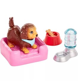 BARBIE MTL HKD81/HKD82 BARBIE PET AND ACCESSORIES SET WITH HEAD-NODDING PUPPY AND 10+ STORYTELLING