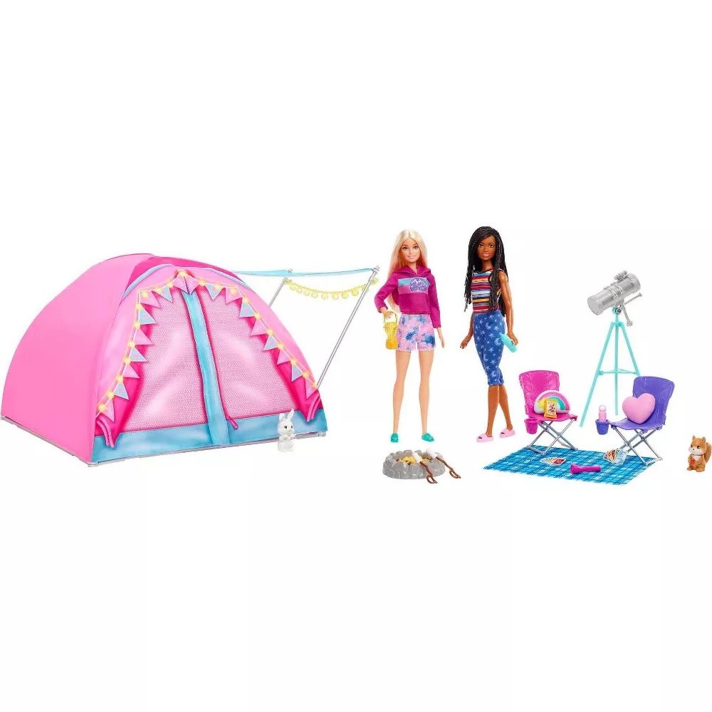 MTL HGC18 BARBIE IT TAKES TWO CAMPING PLAYSET