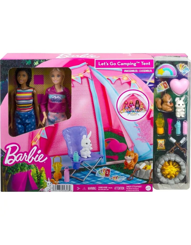 BARBIE MTL HGC18 BARBIE IT TAKES TWO CAMPING PLAYSET