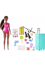 BARBIE MTL HMH27 BARBIE CAREERS MARINE BIOLOGIST DOLL BRUNETTE & MOBILE LAB PLAYSET