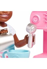 BARBIE MTL GTN86/HKD95 BARBIE CHELSEA DOLL AND ACCESSORIES BARISTA SET CAN BE SMALL DOLL